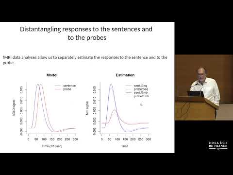 The Representation of Language in Brains and Machines (17) - Stanislas Dehaene (2020-2021)