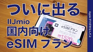 ついに日本でもiPhoneのデュアルSIMが使える！国内向けeSIMプランをIIJmioが7/18開始予定！総額安くなる？