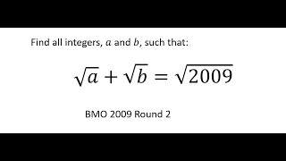 A BMO problem from 2009