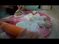 Making a giant dumpling - Giant dumpling party
