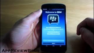 Blackberry Messenger (BBM) on Android ly Released!