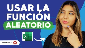 Cómo EMPLEAR la función ALEATORIO en Excel - 🤔Todo lo que necesitas saber📊