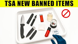 Shocking! TSA Just BANNED These Everyday Items from Checked Bags in 2025
