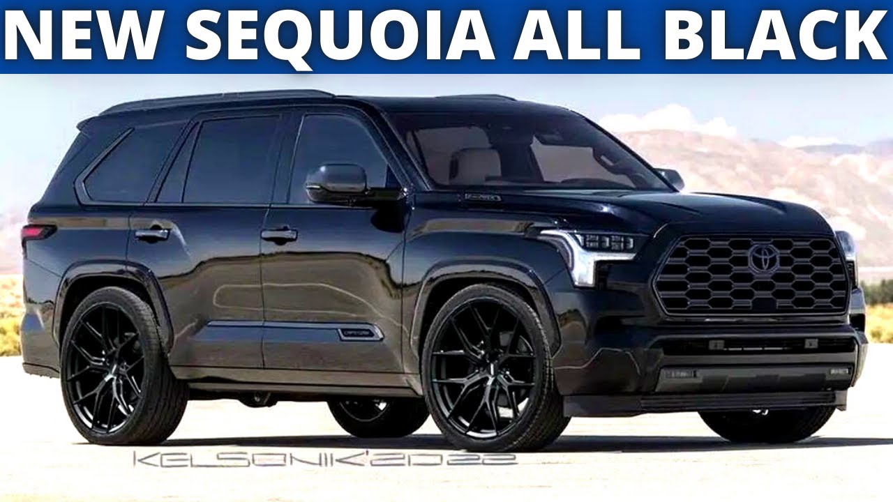 New 2023 Toyota Sequoia Looks AllBlack First Look! YouTube