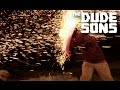 BURNING STEEL WOOL FIGHT! - The Dudesons
