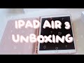 ipad air 3 unboxing w/ apple pencil & accessories. シ