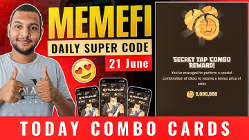 MemeFi Daily Secret Code Today | MemeFi Secret Code Today 21 June | Crypto Abidi