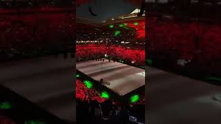عزف النشيد الوطني المغربي في افتتاح مباريات كاس العرب 2021 #youtube