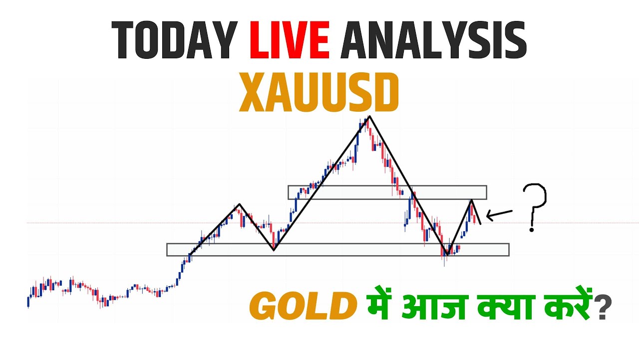 XAUUSD Analysis Today || GOLD Today Live Analysis in Hindi || Technical ...