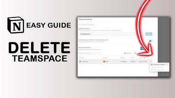 How to Delete TeamSpace in Notion (Easy Guide)