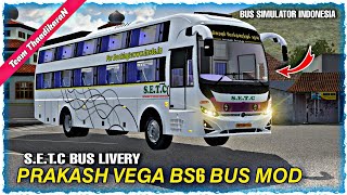 Prakash Vega SETC bus mod 😍 for BUSSID || Seater cum sleeper bus mod || SETC bus livery review Prakash Vega SETC bus mod 😍 for BUSSID || Seater cum sleeper bus mod || SETC bus livery review
