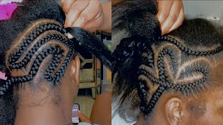 Braided Bald Head Tutotial 360 view