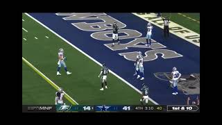 Jalen Hurts hits Greg Ward Jr for a Late 4th Quarter Touchdown