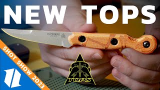 NEW Tops Knives | Shot Show 2023 - This Knife Has a CRAZY Story