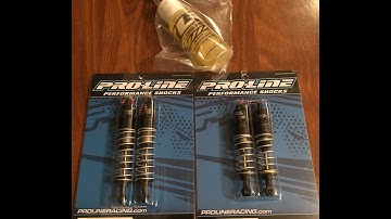 Traxxas Slash 4x4 Shocks upgraded