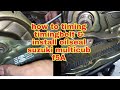 how to timing timingbelt & install oilseal suzuki multicub f5A