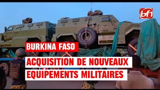 Burkina : Un important convoi de camions chargés de matériels militaires accueilli à Ouagadougou