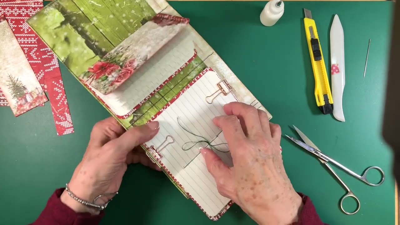 Christmas folder - tutorial 2 ( Craft of Clock) - # 376