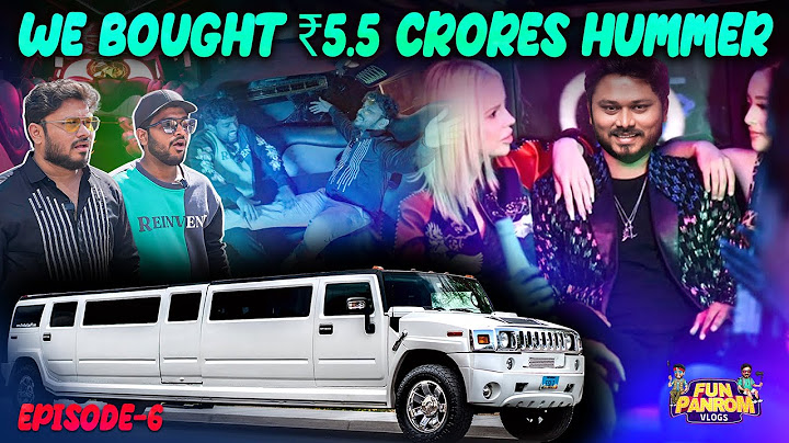 Hummer Car-ல் செம்ம குத்தாட்டம் போட்ட VJ Siddhu💥🤩 | Dubai Series 😍 | Episode -6 | Fun Panrom Vlogs