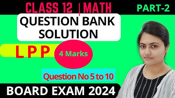 LPP chapter question bank solution |Class 12 question bank 2024|CHSE Baord exam 2024