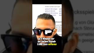 5000€ in 5 Minuten verloren #deutschrap #algear #casino #spielothek #geldverdienen #süchtig