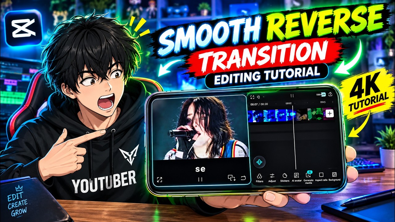 How to Make Smooth Transitions in CapCut | Editing Tutorial - YouTube
