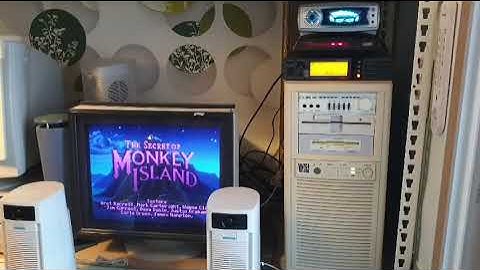 DOS GAME "THE SECRET OF MONKEY ISLAND"  PLAY ROLAND SC-88VL