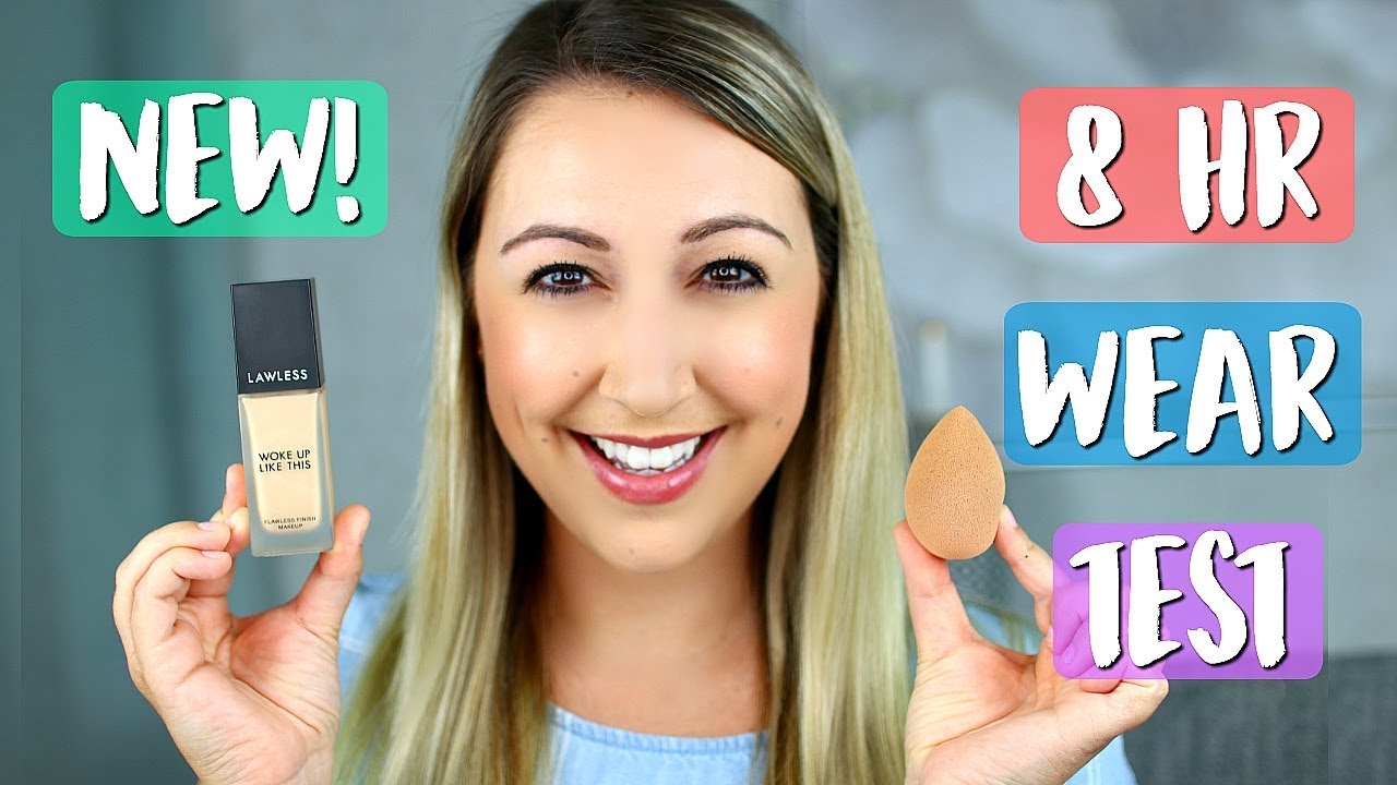 LAWLESS WOKE UP LIKE THIS FOUNDATION | Review & 8 Hour Wear Test