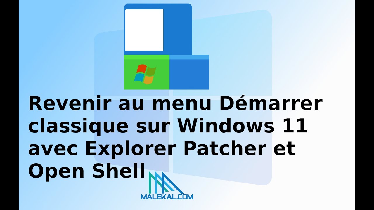 Comment revenir le menu démarrer classique dans Windows 11