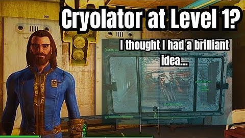 Can you get the Cryolator at Level 1? #fallout4 #fallout4walkthrough #fallout4gameplay