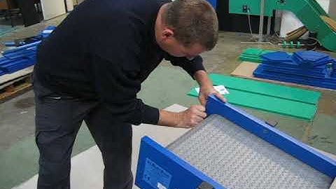 ST Modular Conveyor - How to remove the belt