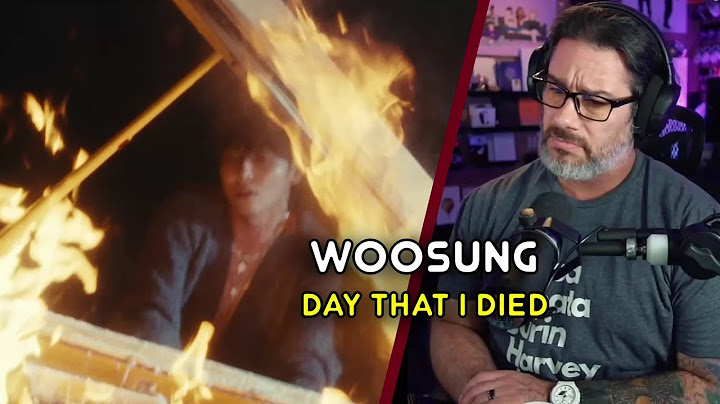 Director Reacts - WOOSUNG – 'Day That I Died' MV