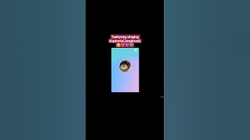 Taehyung singing Jungkook