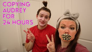 Spencer Has to COPY Audrey for 24 Hours! | Audrey and Spencer