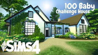 Another perfect 100 baby challenge house | Sims 4 Speed Build