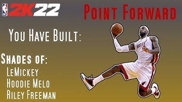 Final Build Of NBA 2K22 Next Gen: Point Forward *Rare*