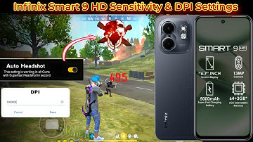 Dpi Settings for Infinix Smart 9 HD | Headshot Dpi Settings 🔥🎯💯