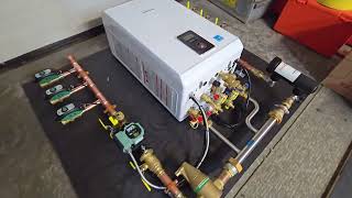 Navien Combi Boiler System With 3 Zone Valves