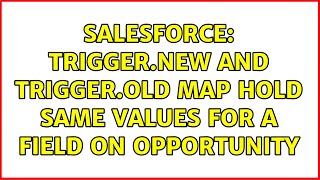Salesforce: Trigger.new and Trigger.Old Map hold same values for a field on Opportunity Net Worth