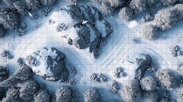 D&D | Whitepeak Rush Part 2 Grid | Animated Battle Maps