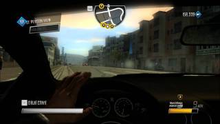 Driver San Francisco Gameplay - Perform a 80m jump in 1ST PERSON VIEW (Stunt Dare)