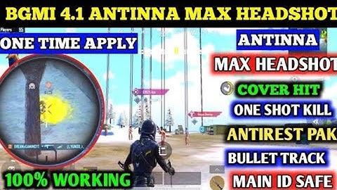 ANTENNA HACK CONFIG FILE | BGMI AIMBOT OBB 4.1 | BGMI 4.1 AIMBOT OBB | BGMI ESP ANTENNA HACK