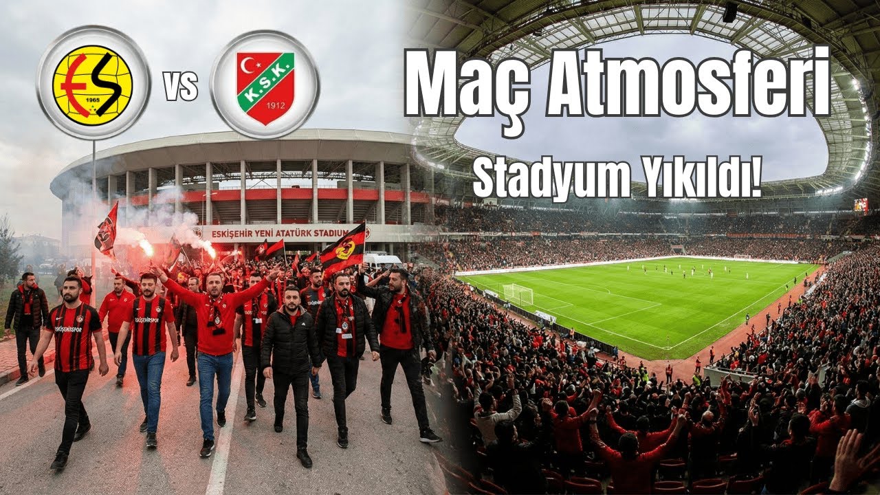 3. Lig'de 30.000 Kişi! | Eskişehirspor - Karşıyaka Maç Günü Vlog