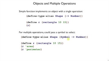 Plait Object 5 - objects as lists