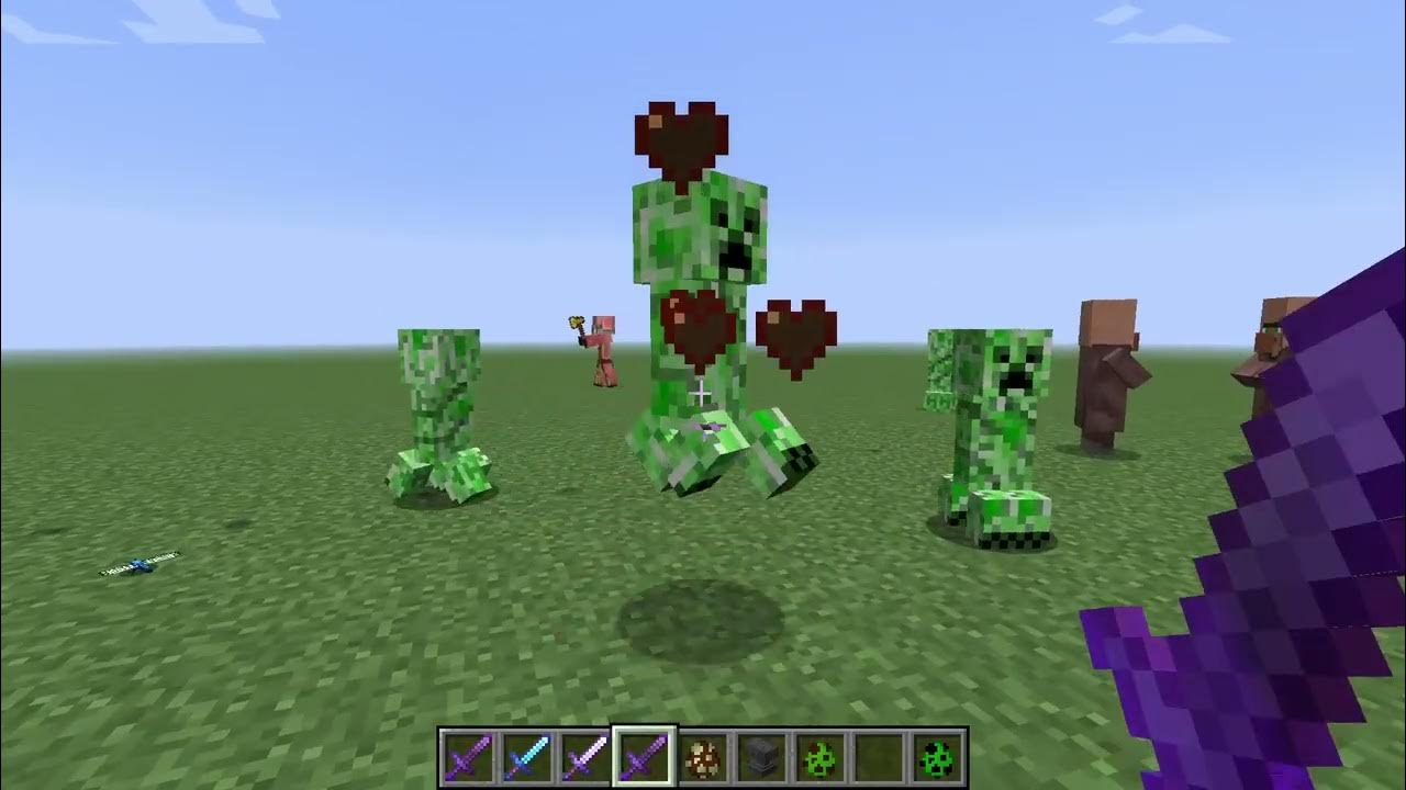 How to spawn creeper in Minecraft YouTube