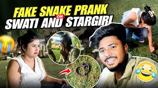 Download lagu Fake Snake 🐍 Prank on Swati & Stargirl 😂 | Swati Ko Chahiye New Bhabhi 😱