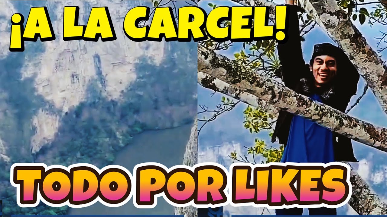 🚨 Youtuber pone su vida en riesgo en el Cañón del Sumidero por un video ...