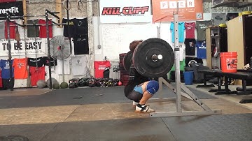 205 atg front squat 3sec pause