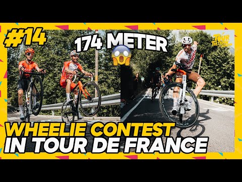 HELE PELOTON DOET WHEELIES ? [BIZAR RECORD!] | TOUR DE FRANCE 2021 #14