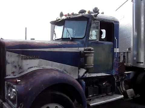 Cabover Trucks For Sale >> 1964 Kenworth W925 truck #2 start up and moving it - YouTube Cabover Trucks For Sale >> 1964 Kenworth W925 truck #2 start up and moving it - YouTube